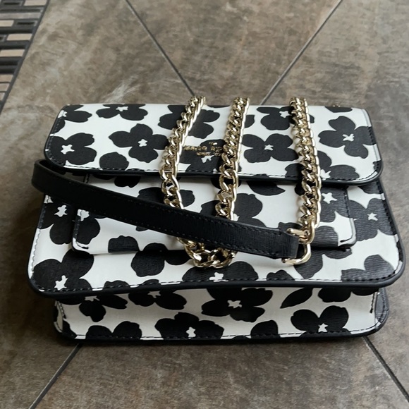 Kate Spade remi graphic blooms flap chain crossbody - Picture 5 of 16